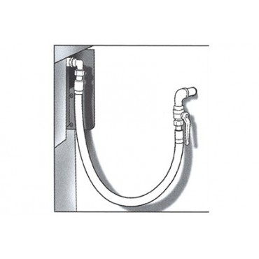 Raccord Flexible Butane Propane 1 M - pianos-et-fourneaux.com le spécialiste des pianos de cuisine et fourneaux de cuisson Lacanche