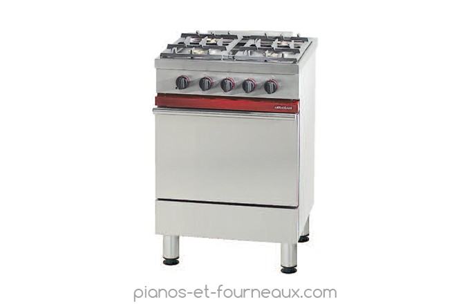 CG 641 P Fourneau 4 feux vifs, 1 four gaz Ambassade de Bourgogne pianos-et-fourneaux.com  - pianos-et-fourneaux.com le spécialiste des pianos de cuisine et fourneaux de cuisson Lacanche et Westhal