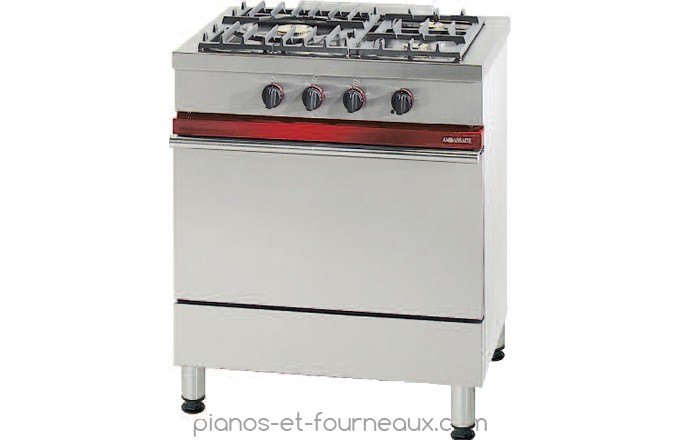 CG 831 P L 800 - P 650 - H 900 Fourneau 3 feux vifs, 1 four gaz 620 x 400. Ambassade de Bourgogne les fourneaux des professionne  - pianos-et-fourneaux.com le spécialiste des pianos de cuisine et fourneaux de cuisson Lacanche et Westhal