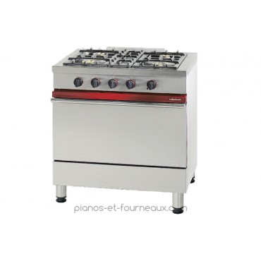 CG 841 P L 800 - P 650 - H 900 Fourneau 4 feux vifs, 1 four gaz 620 x 400. Ambassade de Bourgogne les fourneaux des professionne - pianos-et-fourneaux.com le spécialiste des pianos de cuisine et fourneaux de cuisson Lacanche