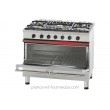 www.pianos-et-fourneaux.com : Fourneau 5 feux vifs, 1 four gaz 137 L CG 1051 B L 1000 - P 650 - H 900 Fourneau 5 feux vifs, 1 four gaz 137 L. Ambassade de Bourgogne les fourneaux des professionnels  - pianos-et-fourneaux.com le spécialiste des pianos de cuisine et fourneaux de cuisson Lacanche et Wetshal