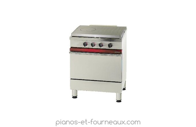 CG 721 GAGCF L 700 - P 650 - H 900 Fourneau avec plaque coup de feu 650 x 500 mm, 1 four gaz Gastronorme 1/1 . Ambassade de Bour  - pianos-et-fourneaux.com le spécialiste des pianos de cuisine et fourneaux de cuisson Lacanche et Westhal