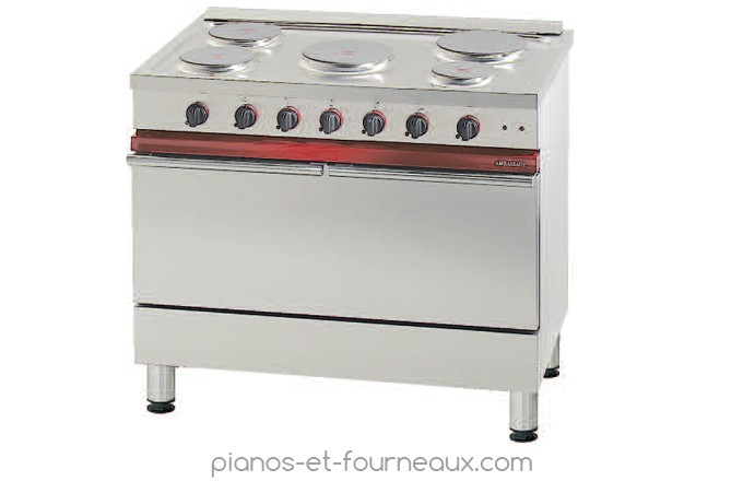 CE 1051 B Fourneau électrique, 5 plaques électriques, 1 four électrique 900 x 450. Ambassade de Bourgogne   - pianos-et-fourneaux.com le spécialiste des pianos de cuisine et fourneaux de cuisson Lacanche et Westhal