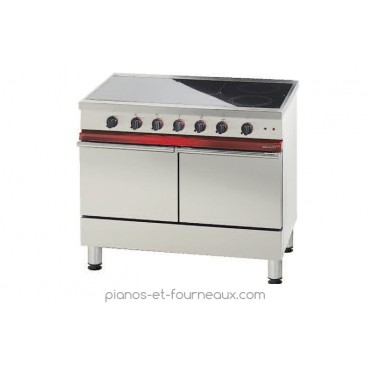 CE 1052 VTR Fourneau électrique, 5 foyers radiants,2 fours électriques. Ambassade de Bourgogne - pianos-et-fourneaux.com le spécialiste des pianos de cuisine et fourneaux de cuisson Lacanche