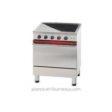 CE 741 VTR Fourneau électrique, 4 foyers radiants,1 four électrique Gastronome 1/1. Ambassade de Bourgogne - pianos-et-fourneaux.com le spécialiste des pianos de cuisine et fourneaux de cuisson Lacanche