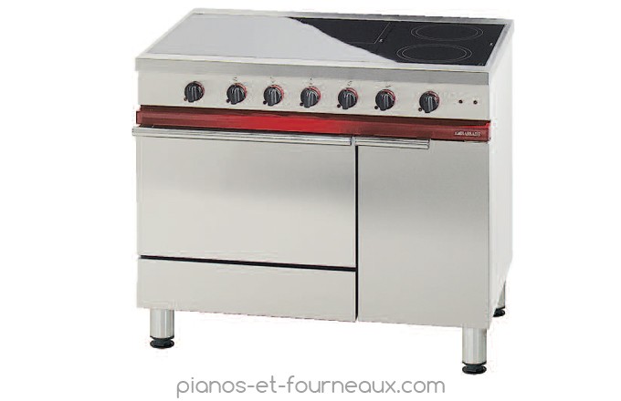 CE 1051 VTR Fourneau électrique, 5 foyers radiants, 1 four électrique Gastronome 1/1. Ambassade de Bourgogne  - pianos-et-fourneaux.com le spécialiste des pianos de cuisine et fourneaux de cuisson Lacanche et Westhal