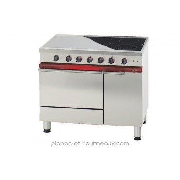 CE 1051 VTR Fourneau électrique, 5 foyers radiants, 1 four électrique Gastronome 1/1. Ambassade de Bourgogne - pianos-et-fourneaux.com le spécialiste des pianos de cuisine et fourneaux de cuisson Lacanche