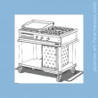 www.pianos-et-fourneaux.com : Table de cuisson gaz 1 feu OpenCook Plancha gaz et 1 feu WTG 1030 PL chez pianos-et-fourneaux  - pianos-et-fourneaux.com le spécialiste des pianos de cuisine et fourneaux de cuisson Lacanche et Wetshal