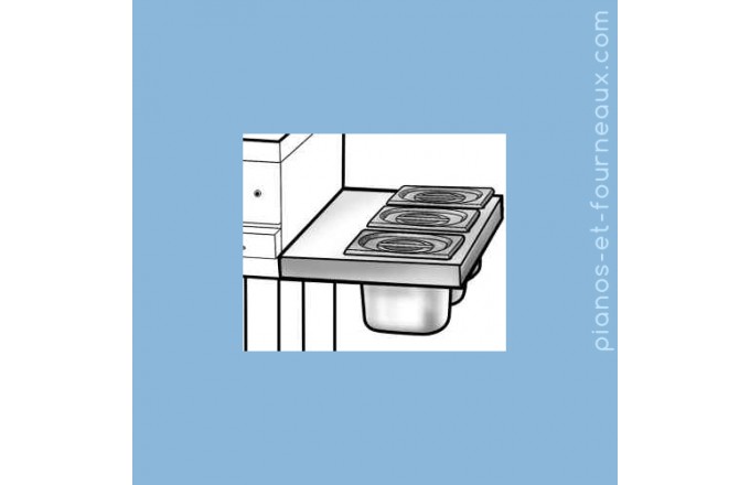 Tablette de dépose découpe wdl320d OpenCook  chez pianos-et-fourneaux  - pianos-et-fourneaux.com le spécialiste des pianos de cuisine et fourneaux de cuisson Lacanche et Westhal