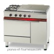 www.pianos-et-fourneaux.com : Fourneau avec plaque coup de feu, 2 feux vifs, 1 four gaz Gastronorme CG 1041 GAGCF  Fourneau Gastronome  Ambassade de Bourgogne  - pianos-et-fourneaux.com le spécialiste des pianos de cuisine et fourneaux de cuisson Lacanche et Wetshal