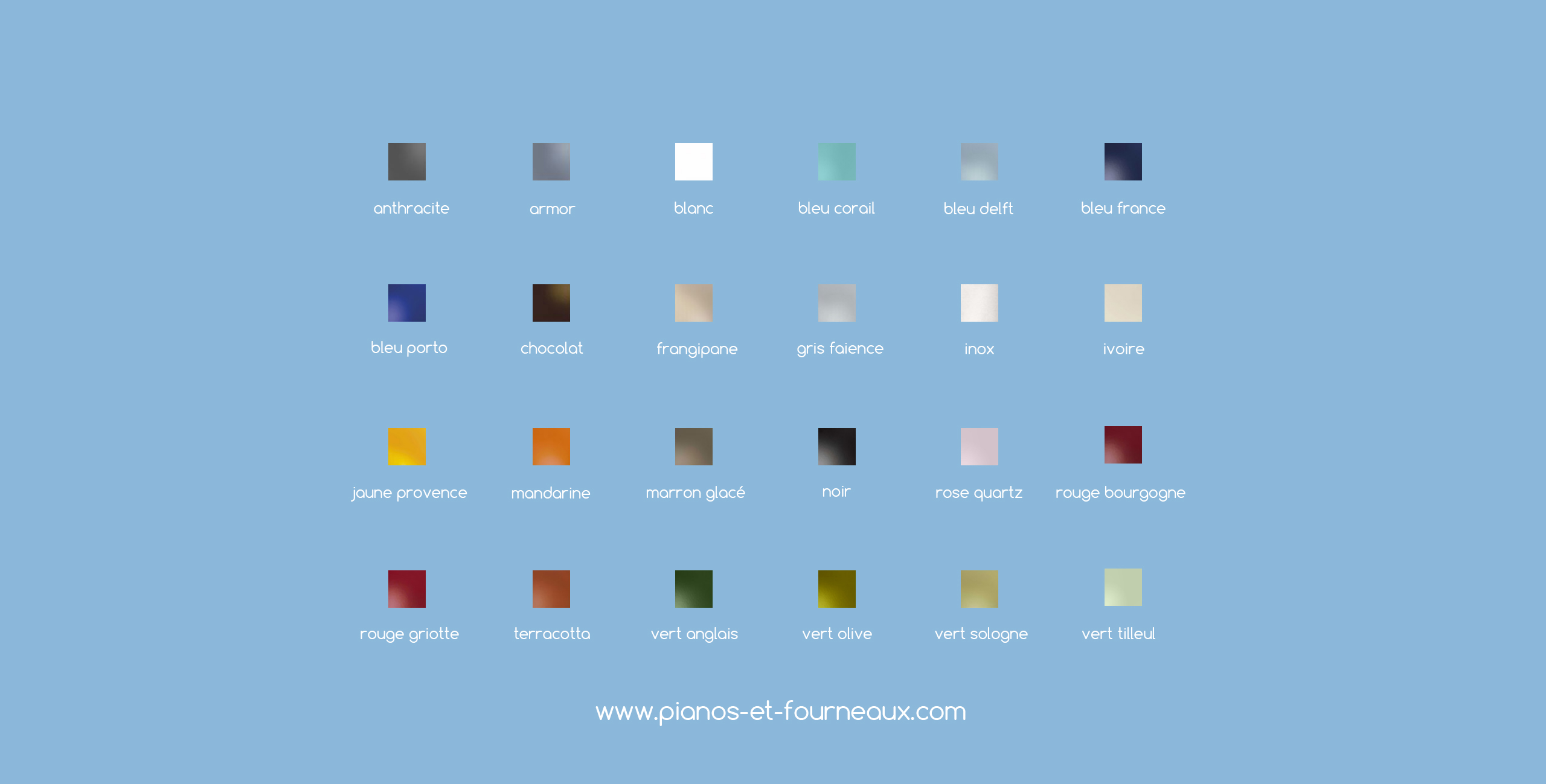 Lacanche nuancier - pianos-et-fourneaux.com le spécialiste des pianos de cuisine et fourneaux de cuisson Lacanche